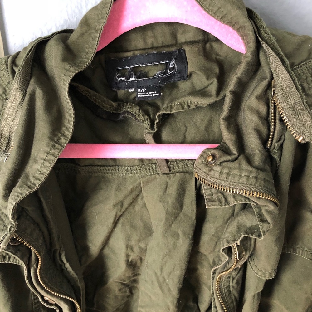 Army Green Utility Jacket - Picture 3 of 3